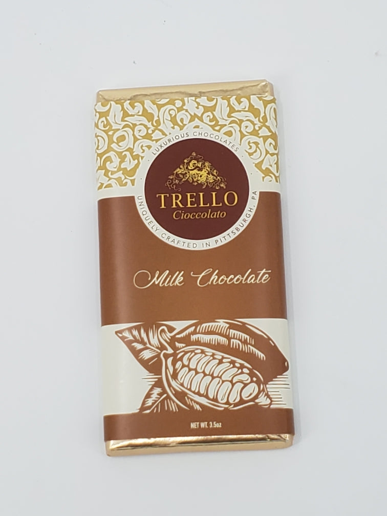 3.5 Oz. Trello Elite Chocolate Bar: Milk