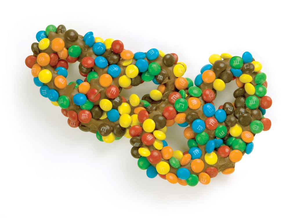 Gourmet Pretzels with M&Ms