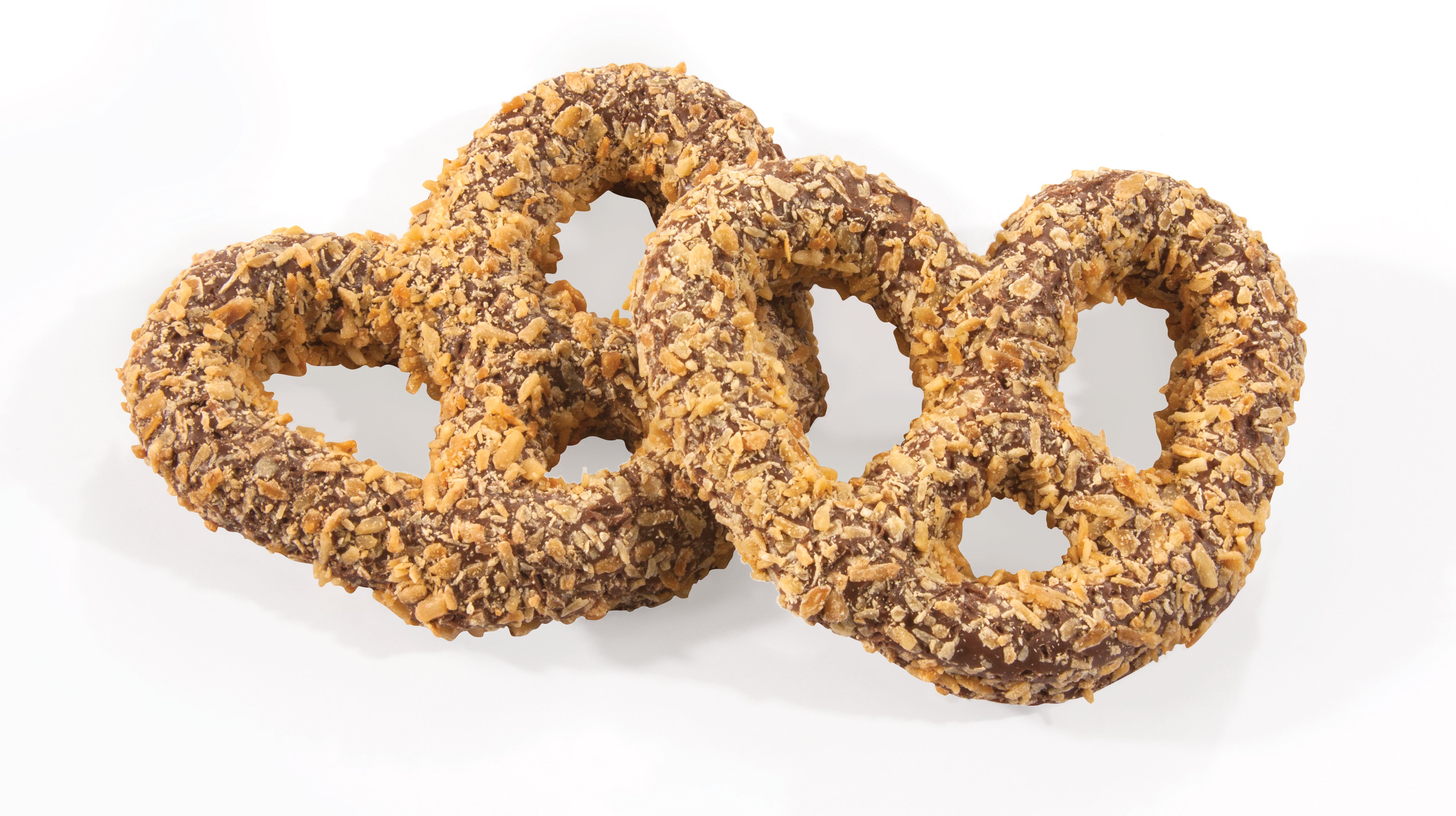 Gourmet Pretzels with Toasted Coconut