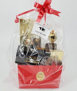 Graduation Basket - Can be customized to complement your school colors!