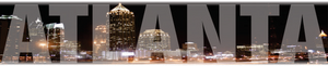 Atlanta City Skyline Chocolate Bar