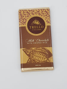 3.5 Oz. Trello Elite Chocolate Bar, Crisped Rice