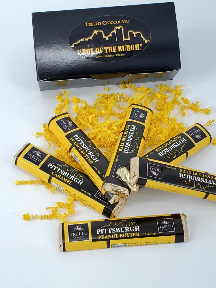 Box of the Burgh - Milk Chocolate Pittsburgh Skyline Bars