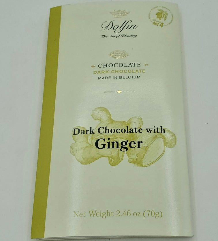 Dark Chocolate with Fresh Ginger