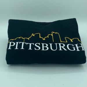 Pittsburgh Skyline Crewneck Sweatshirt - Black