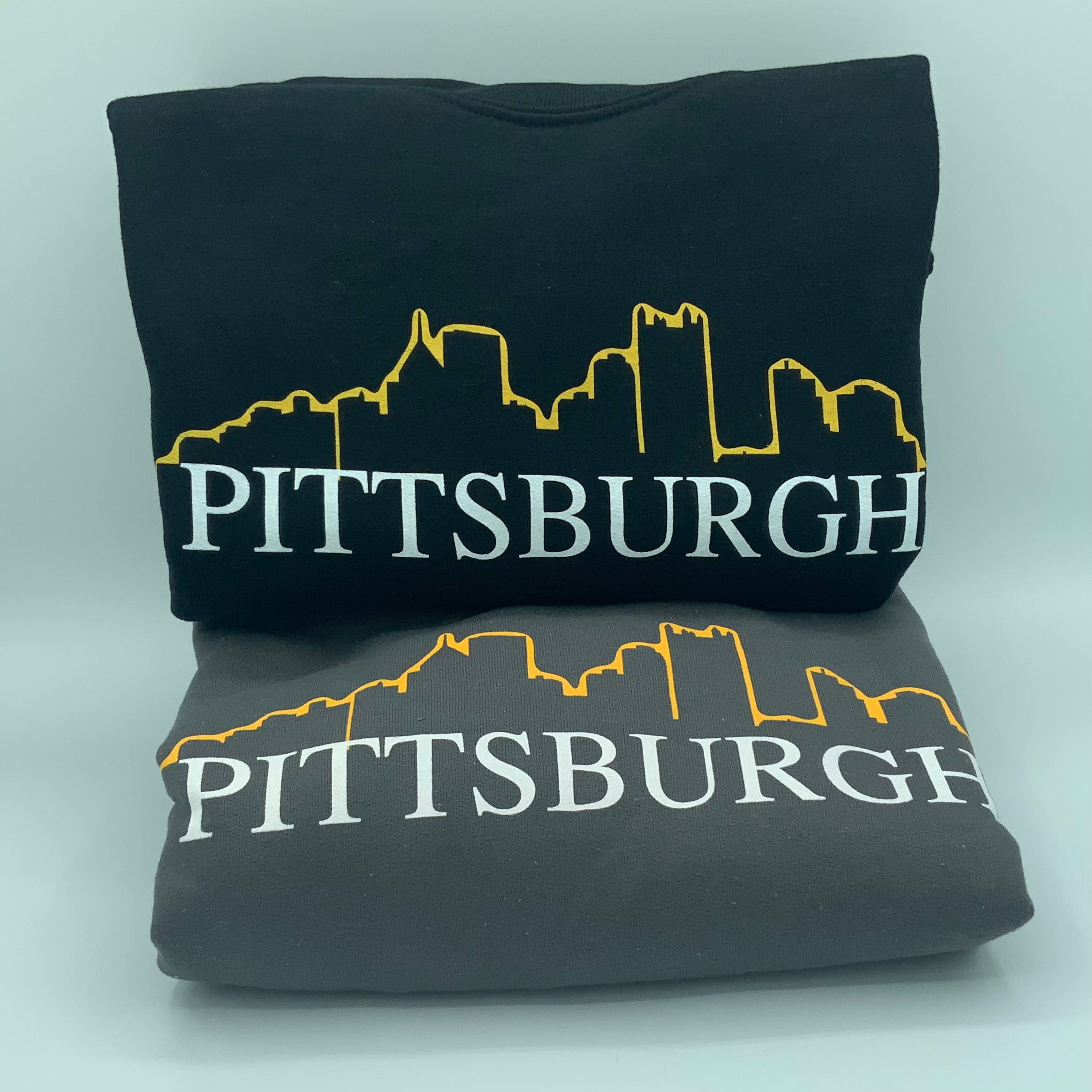 Pittsburgh Skyline Hooded Sweatshirt - Black