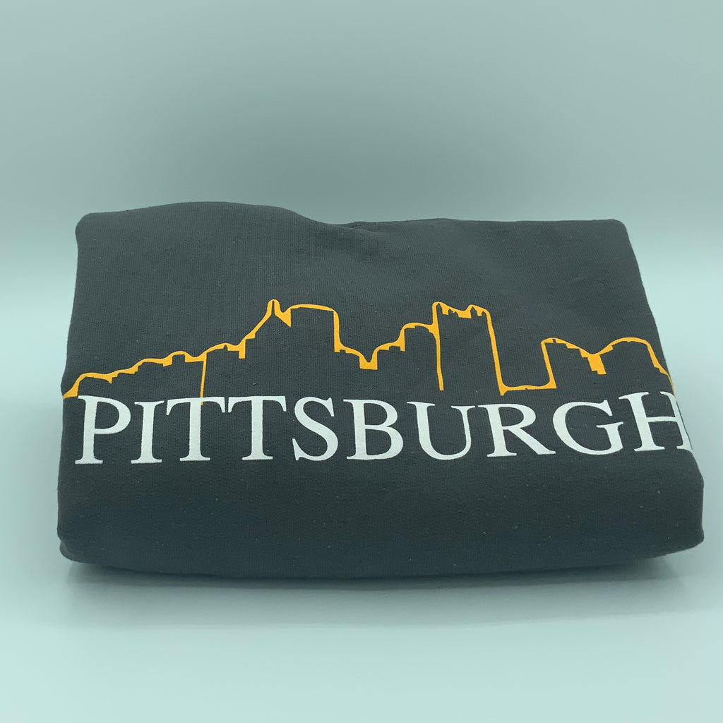 Pittsburgh Skyline Crewneck Sweatshirt - Charcoal